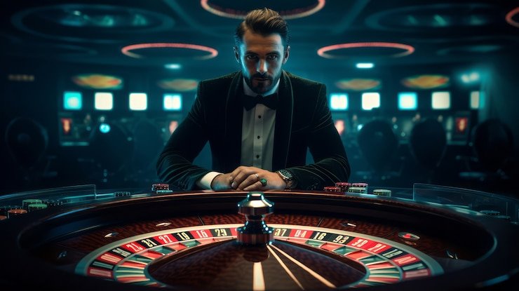 Dealer Quick Bet di studio 0pera toto dengan kartu dan hasil real-time